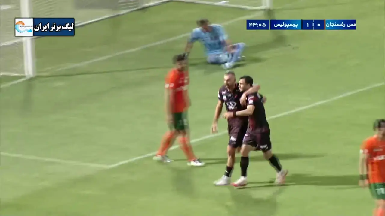 ویدیو: گل دوم پرسپولیس به مس رفسنجان توسط سردار دورسون