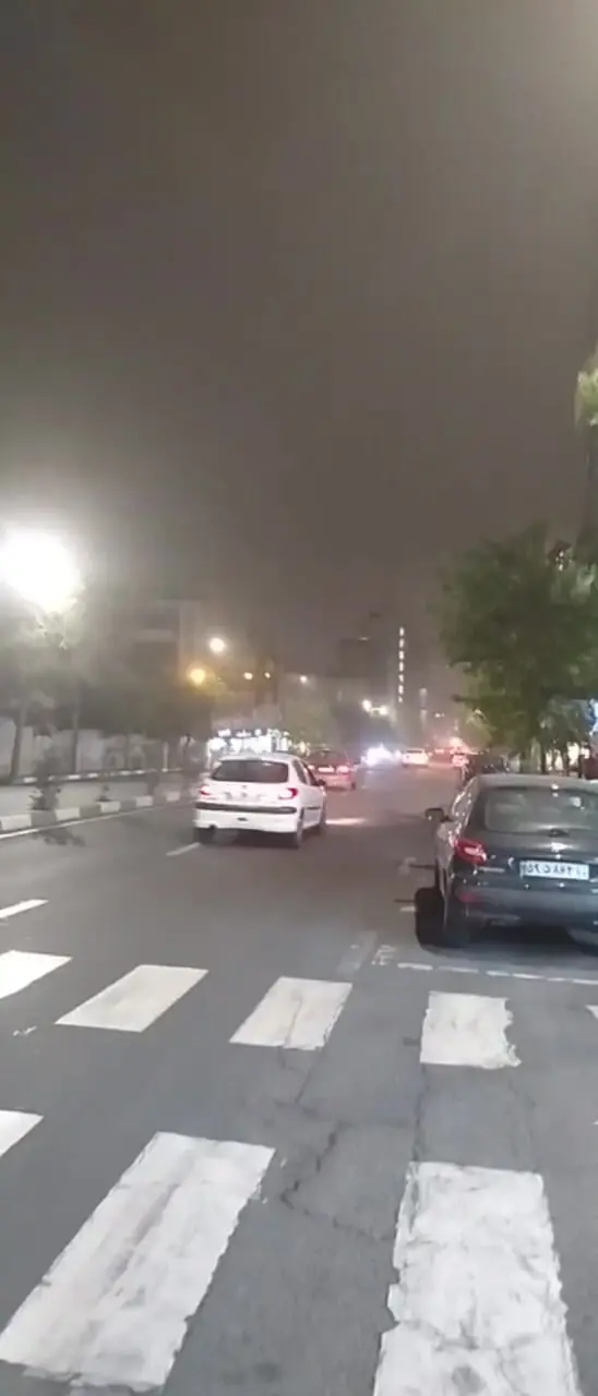 آغاز گردوخاک در تهران