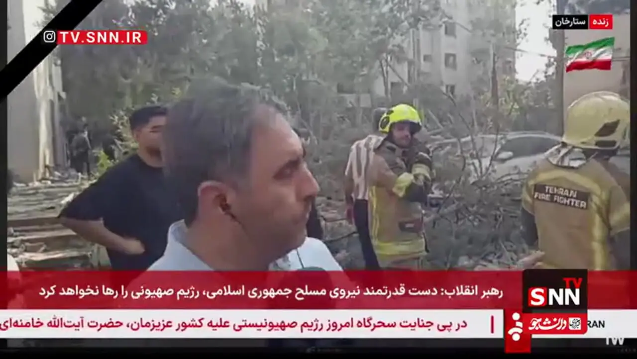 بخش های از پیکر شهدا به بیرون از ساختمان پرتاب شده است