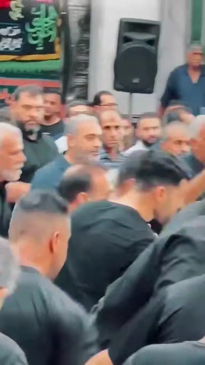 عزاداری مهدی طارمی در شب تاسوعای حسینی در بوشهر