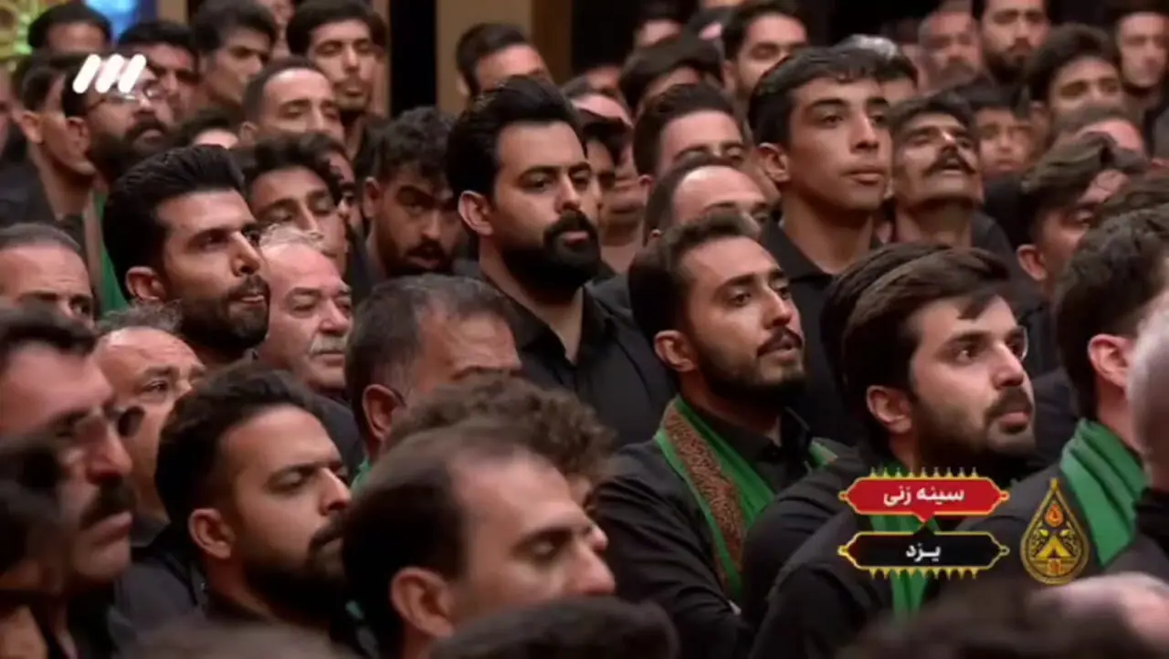 شور حسینی یزدی‌ها در شب تاسوعا حسینیه معلی