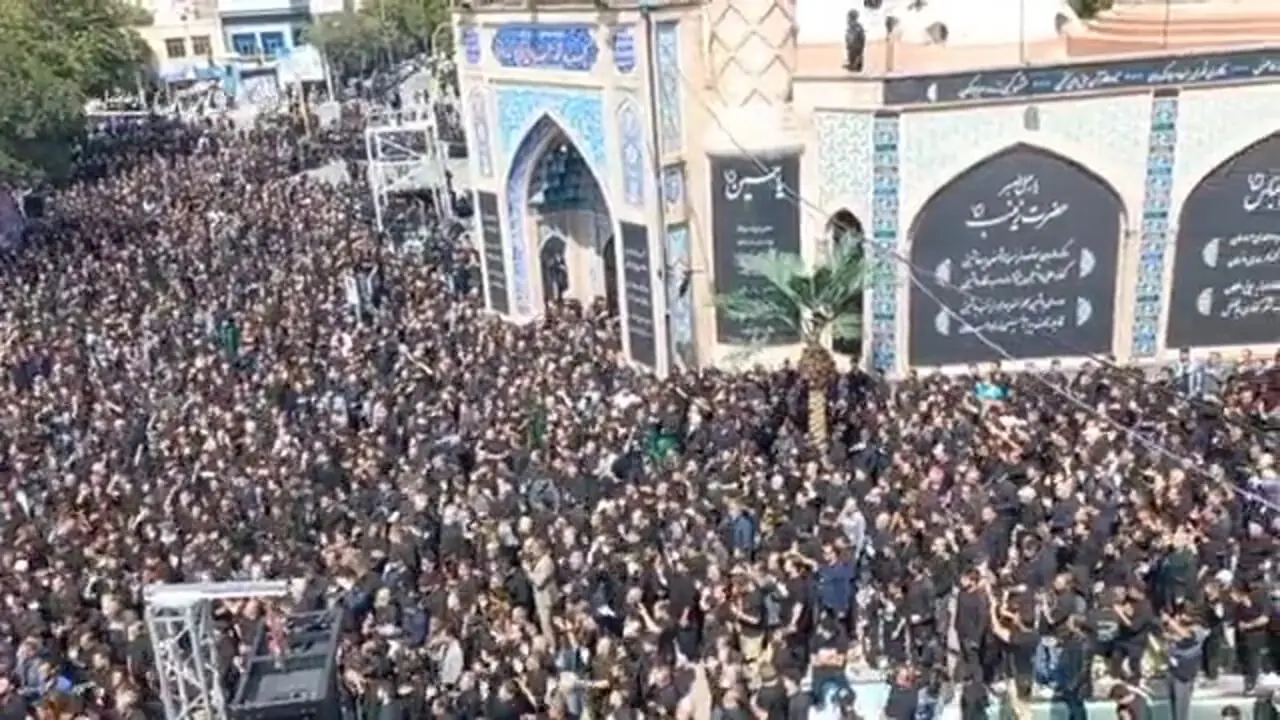 اردبیل در تاسوعای حسینی غرق ماتم شد