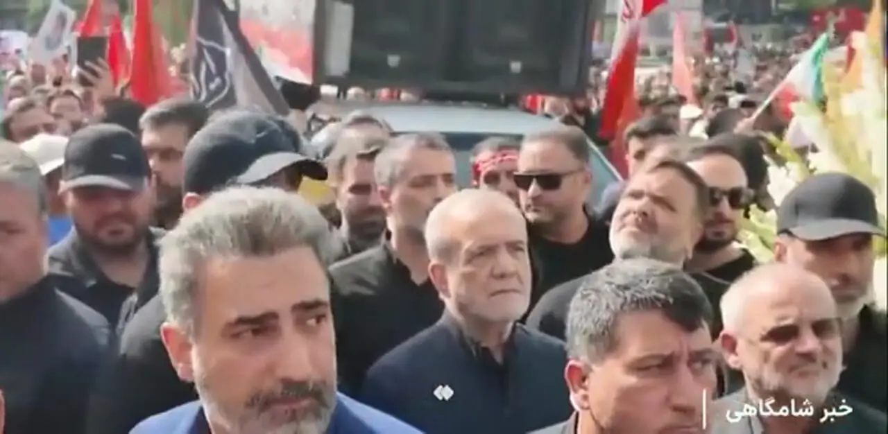 تصویری از لحظۀ حملۀ رژیم صهیونیستی به جلسۀ شورای‌ عالی امنیت ملی