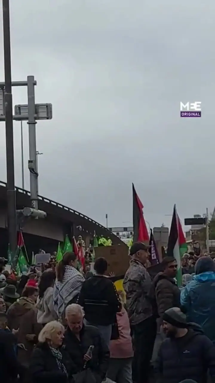بزرگترین تظاهرات مردم استرالیا در حمایت از غزه