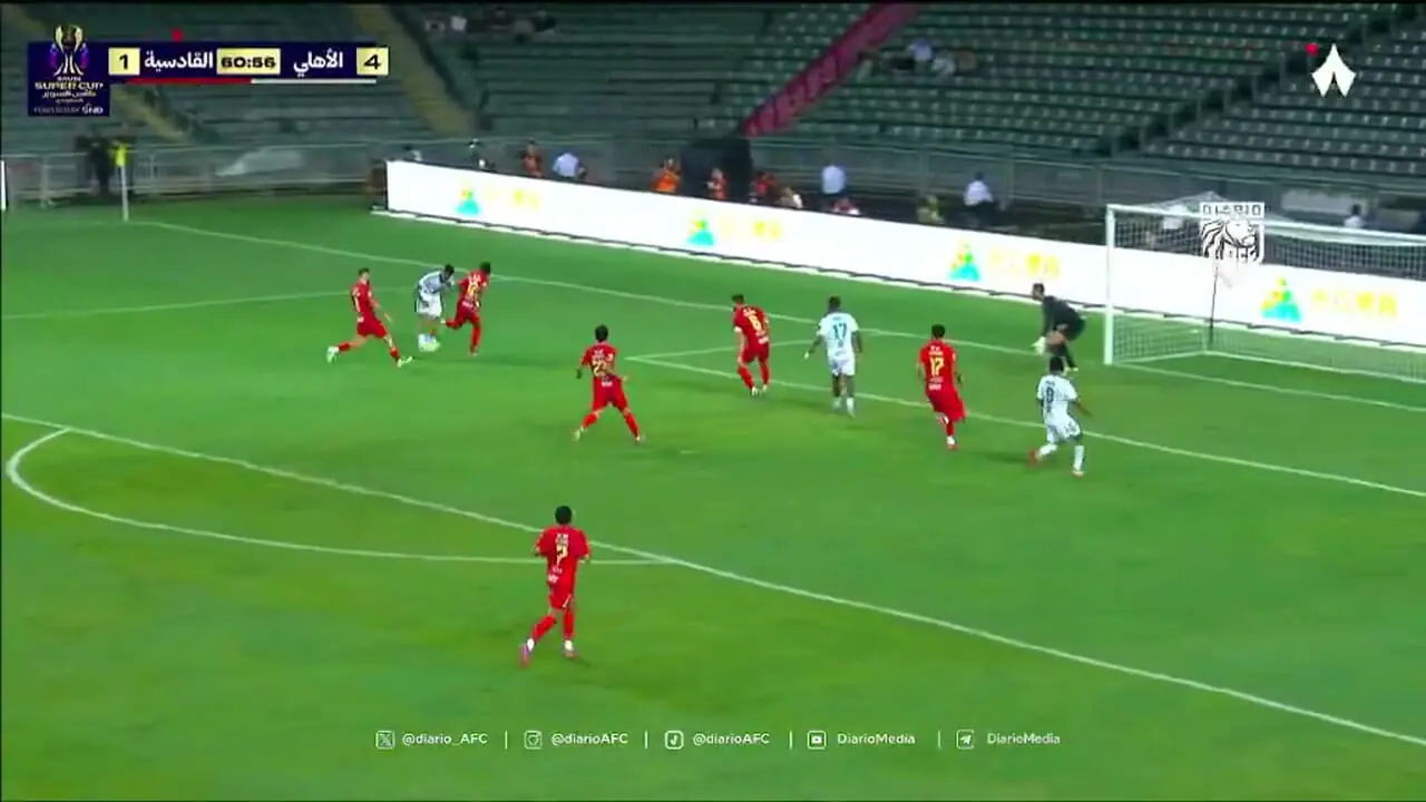 ویدیو: گل پنجم الاهلی به القادسیه با گل به خودی ناچو فرناندز