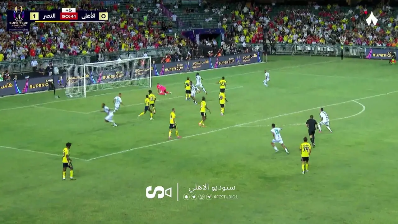 ویدیو: گل اول الاهلی به النصر توسط فرانک کسیه