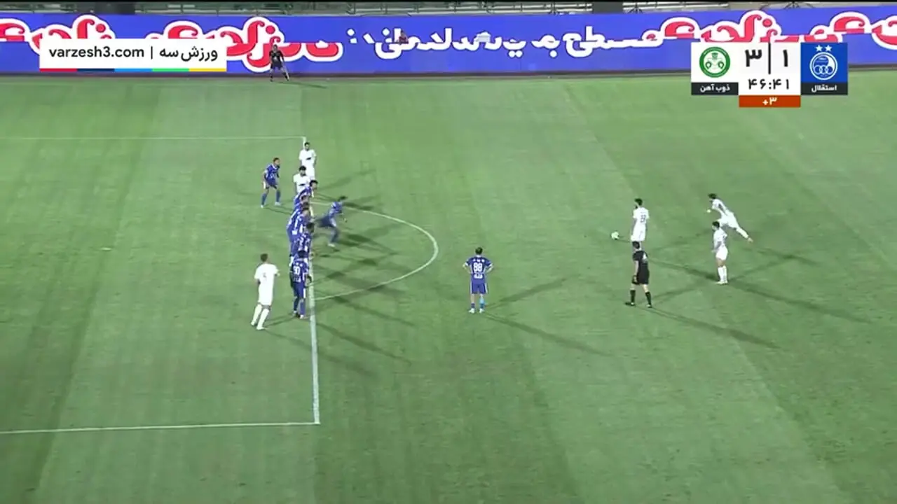 خلاصه بازی استقلال 3 - ذوب آهن 3