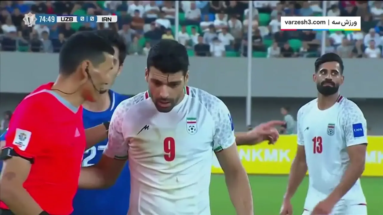 خلاصه بازی ازبکستان 1 - ایران 0