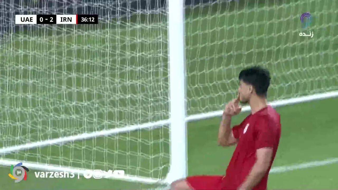 ویدیو: گل دوم امید ایران به امارات توسط سعید سحرخیزان