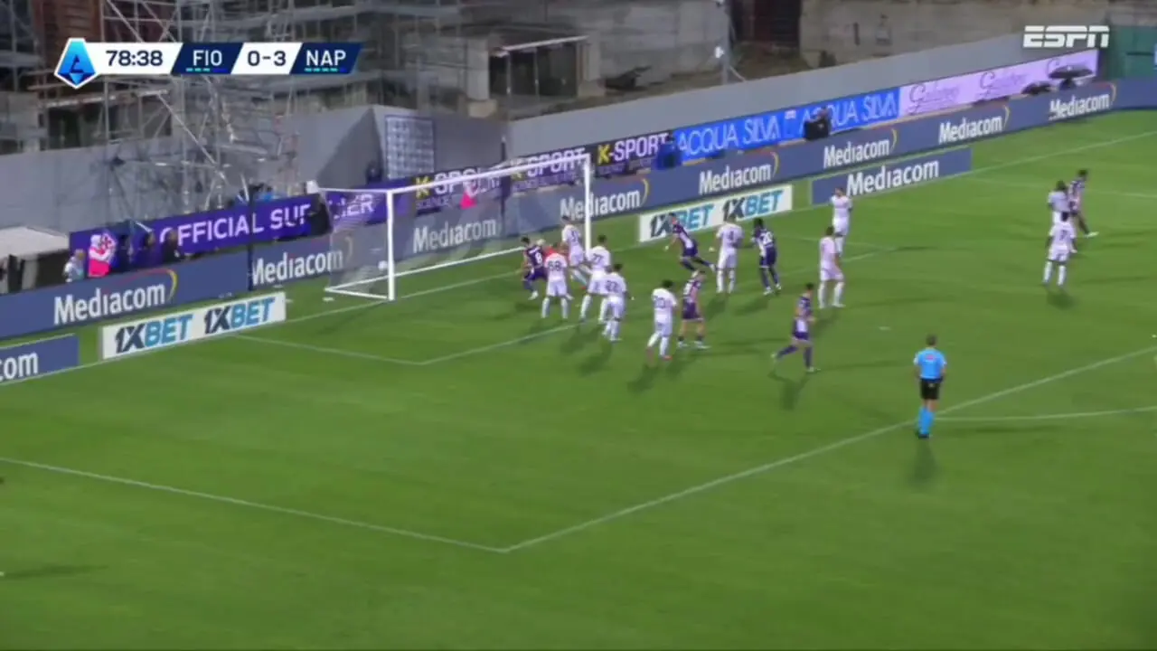 ویدیو: گل اول فیورنتینا به ناپولی توسط لوکا رانیری