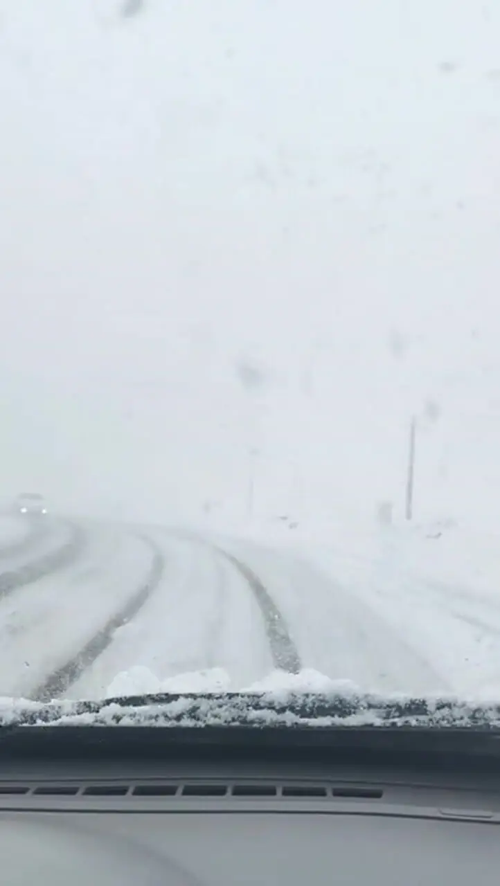 ۱۰ سانتی‌متر برف در ورزقان آذربایجان‌شرقی