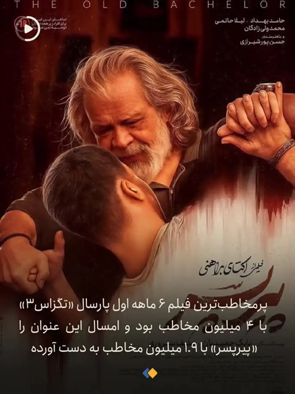 سینمای ایران ۳ میلیون نفر را از دست داد