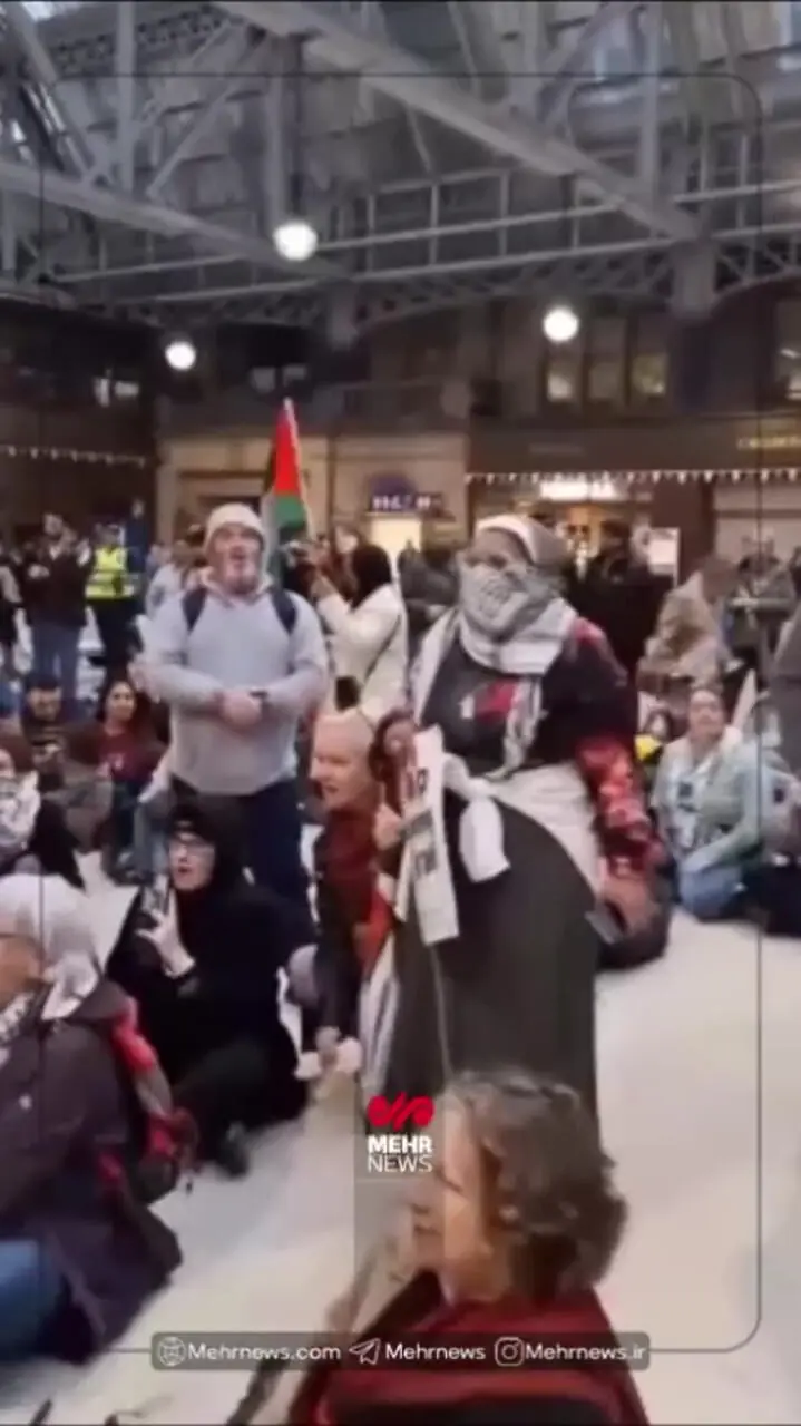 تجمع اسکاتلندی‌ها در همبستگی با کاروان صمود