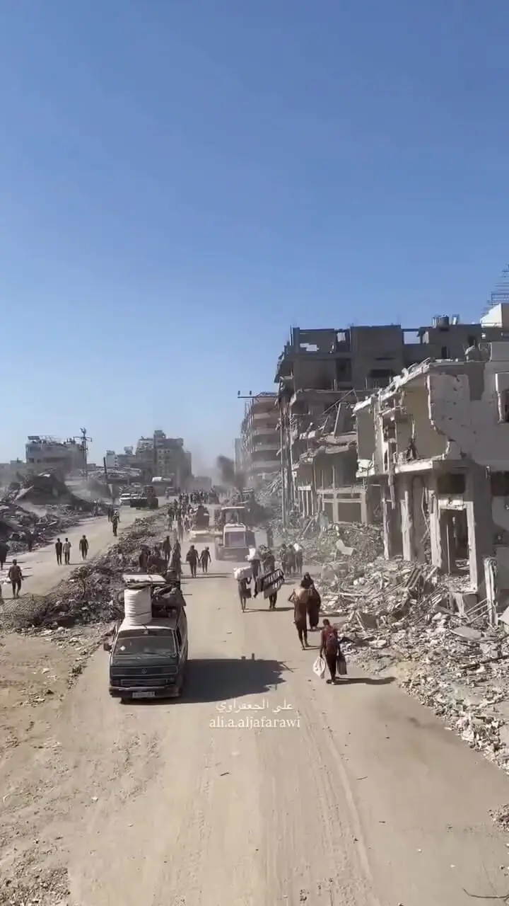 بازگشایی معابر در غزه پس از آتش‌ بس و عقب‌ نشینی ارتش اشغالگر صهیونیستی