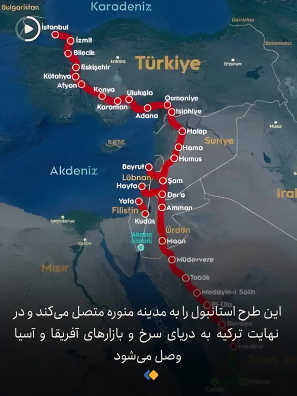 ریل‌ کشی اردوغان برای مقابله با «راه ایران»