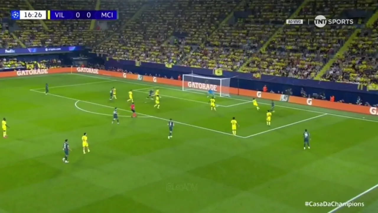 ویدیو: گل اول منچسترسیتی به ویارئال توسط هالند