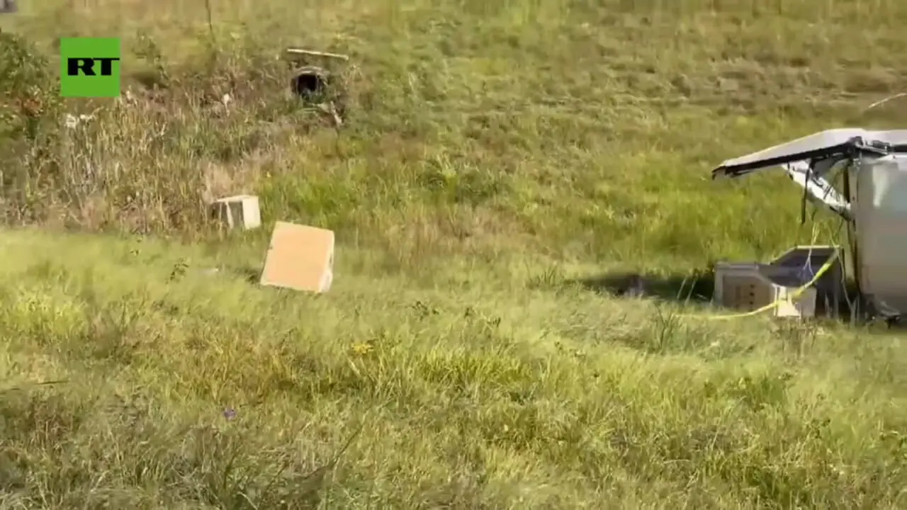 واژگونی خودرو حامل میمونهای مبتلا به ویروسهای خطرناک در آمریکا