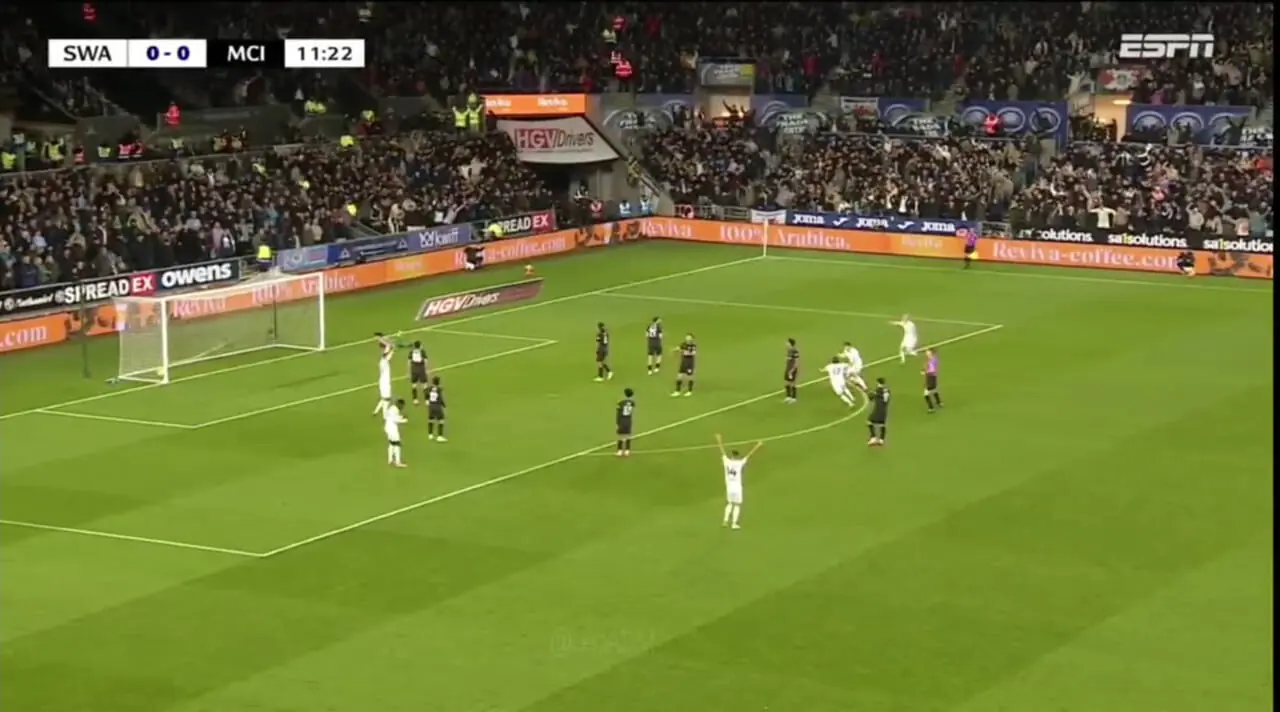 ویدیو: گل اول سوانسی به منچسترسیتی توسط فرانکو