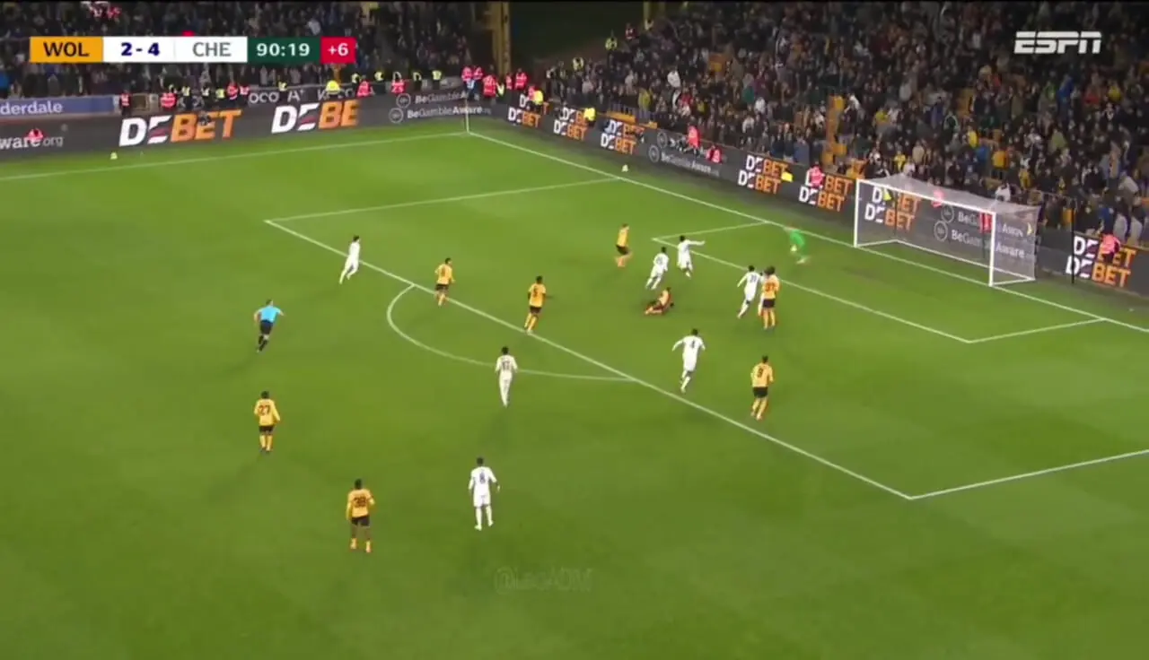 ویدیو: گل سوم ولورهمپتون به چلسی توسط ولف