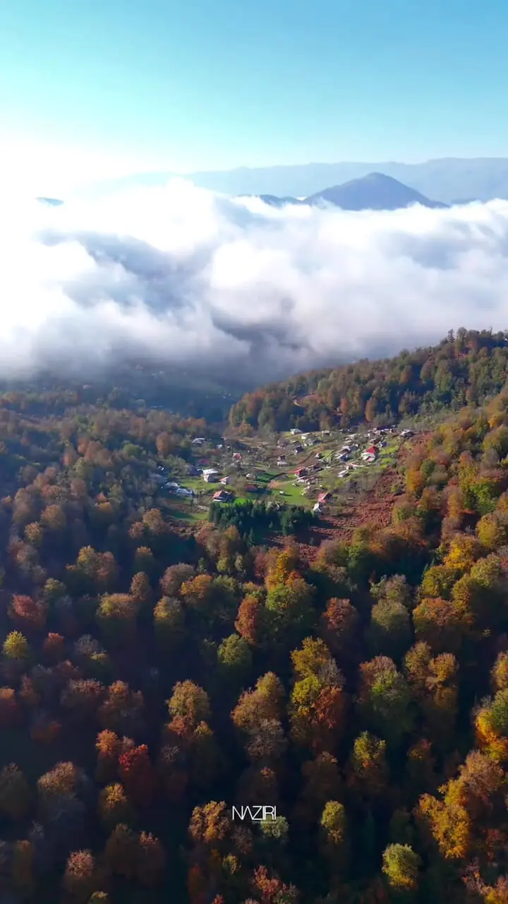 صبح زیبای پاییزی در تالش