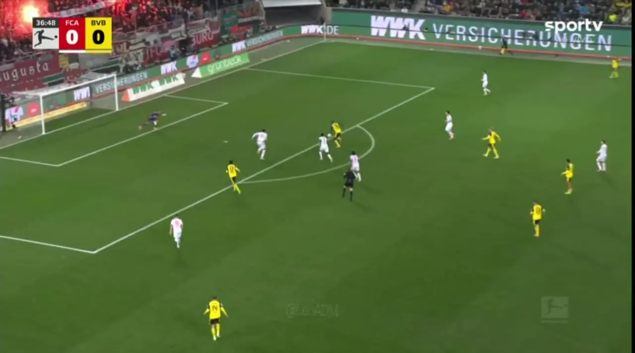 ویدیو: گل اول دورتموند به آگزبورگ توسط سرهو گیراسی