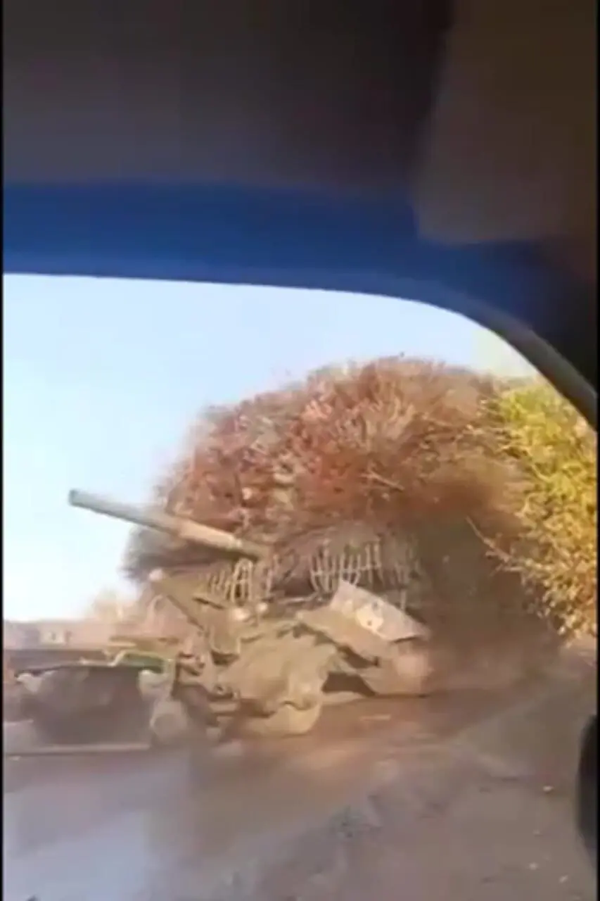استتار جالب تانکهای روسیه در جنگ با اوکراین