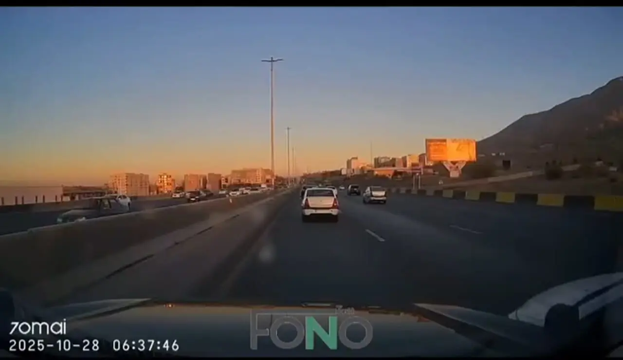 لحظه یک تصادف خیلی خطرناک در اتوبان کرج