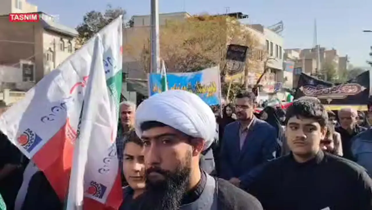 طنین ‌فریاد مرگ بر آمریکا در شهرری