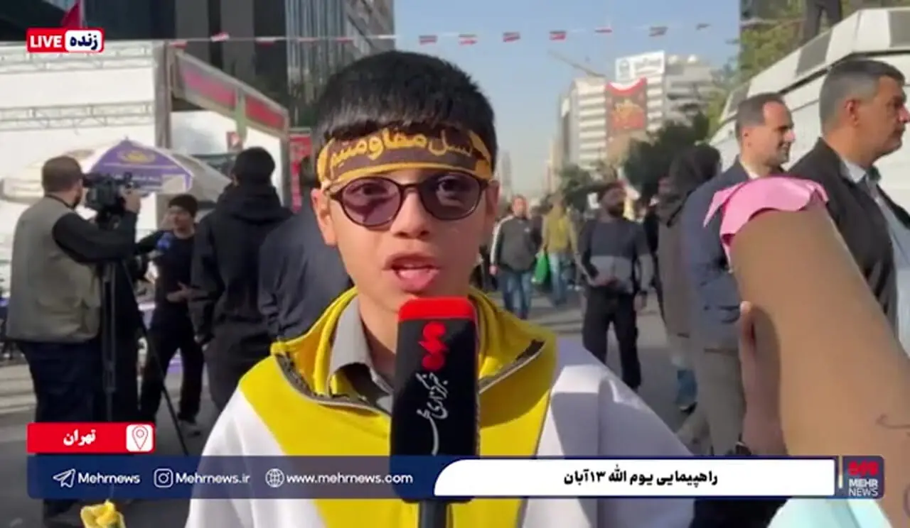 راهپیمایی یوم الله ۱۳ آبان؛‌ آمریکا و اسراییل هیچ کاری نمی توانند کنند