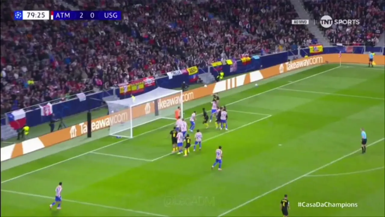 ویدیو: گل اول سن ژیلوا به اتلتیکو مادرید توسط سایکس