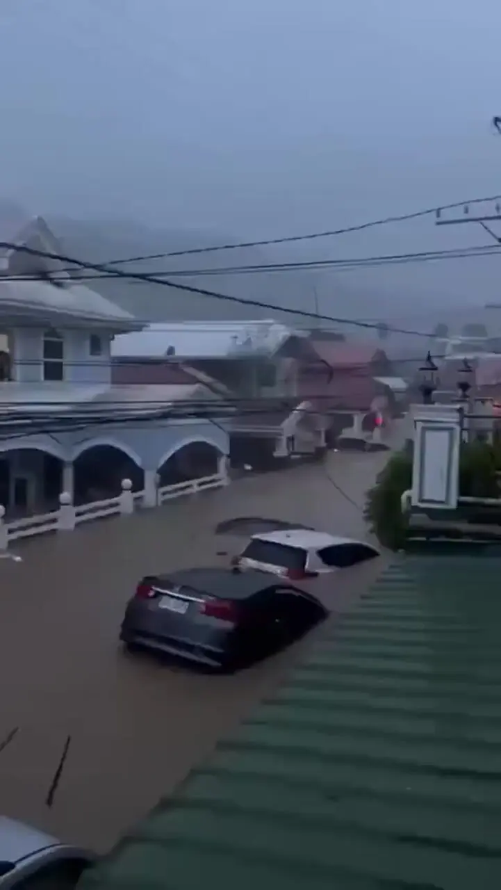 ویدیویی از سیلاب عجیب در فیلیپین