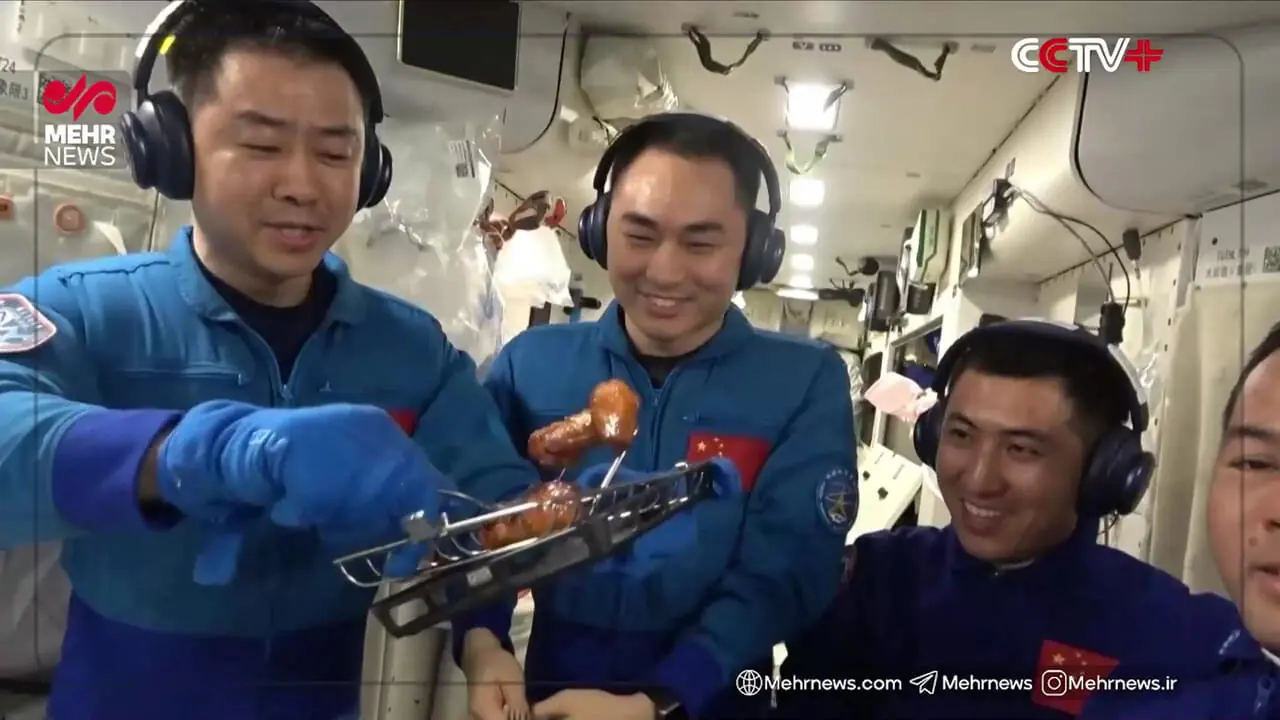 جوجه کباب در فضا!