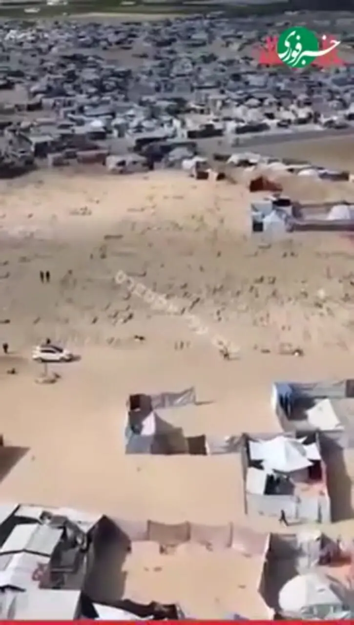 حماس کلیپی هوایی از قبرستان‌های دسته‌ جمعی در غزه منتشر کرده است