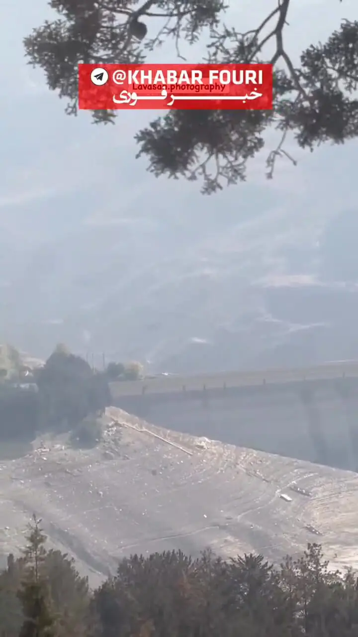 اوضاع اسفناک کف سد لتیان در استان تهران