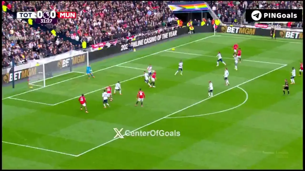 ویدیو: گل اول منچستریونایتد به تاتنهام توسط امبومو