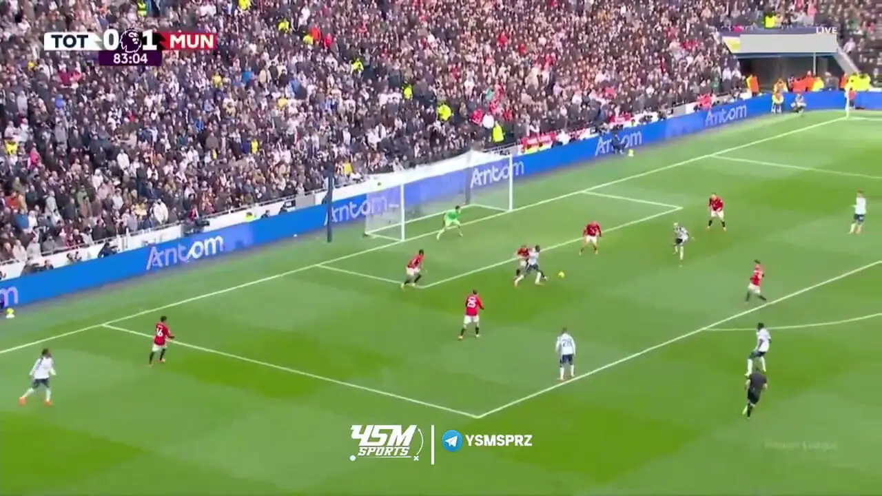 ویدیو: گل اول تاتنهام به منچستریونایتد توسط تل