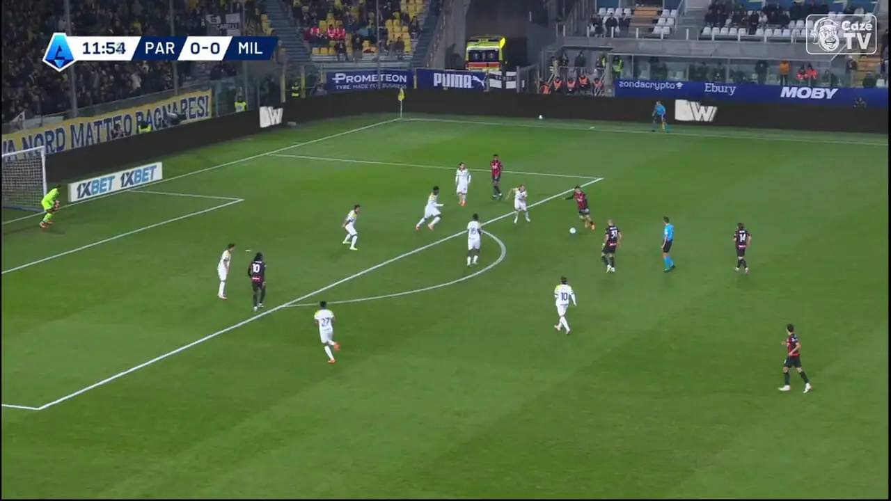 ویدیو: گل اول میلان به پارما توسط سائلماکرز