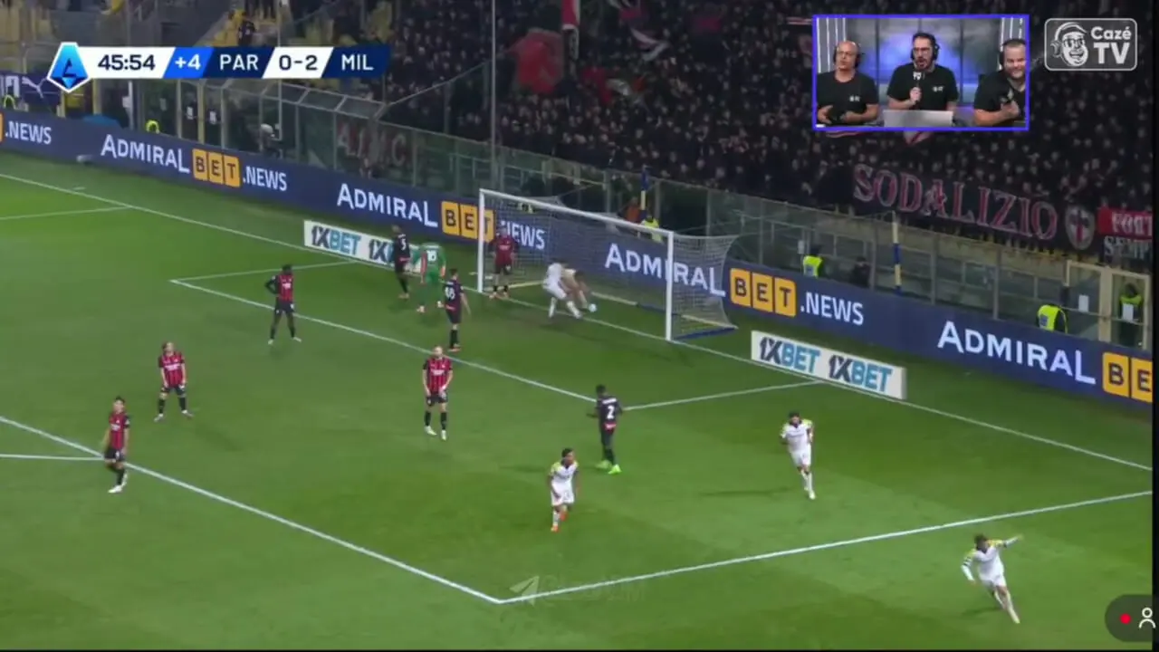 ویدیو: گل اول پارما به میلان توسط آدریان برنابه