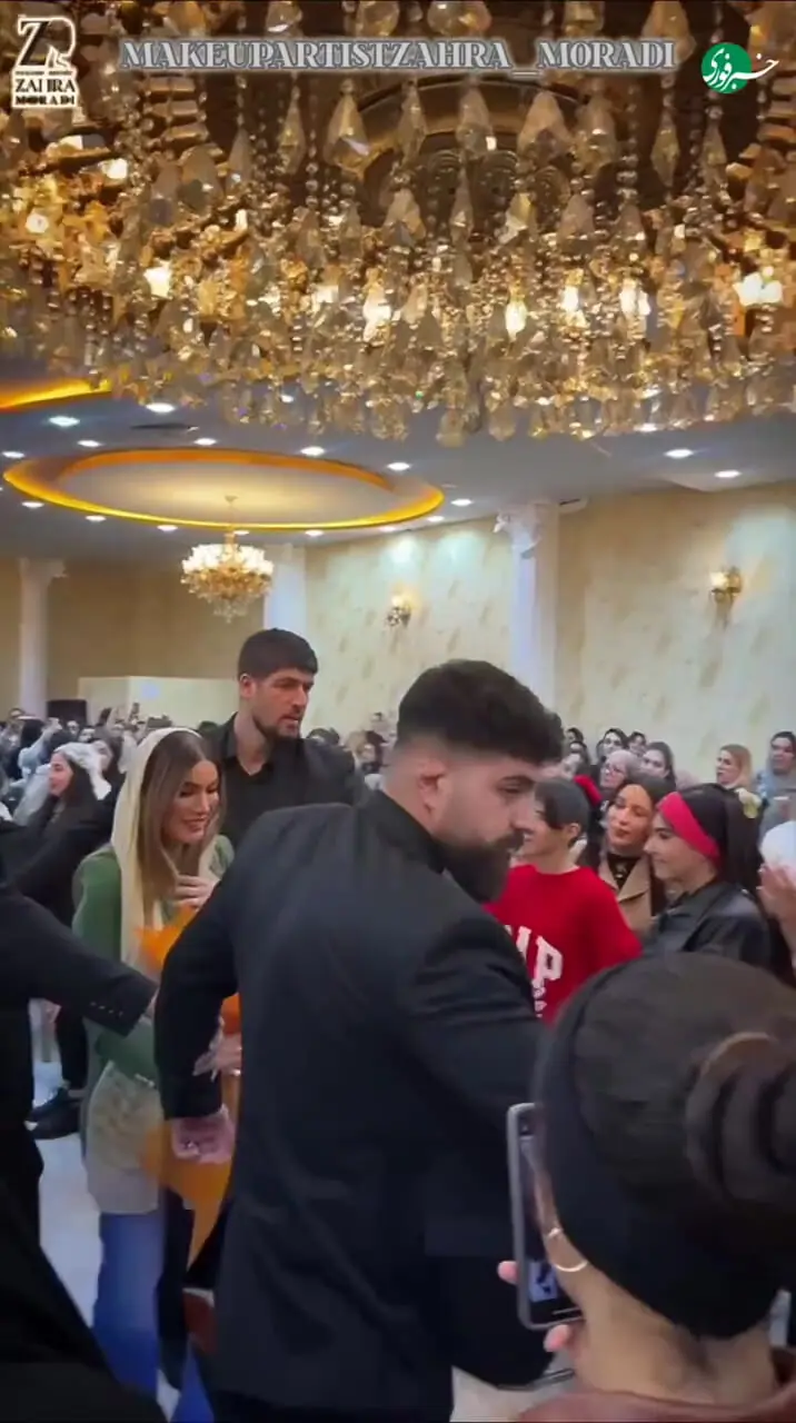 محاصره جنجال برانگیز متین ستوده توسط بادیگاردهایش در یک مراسم!