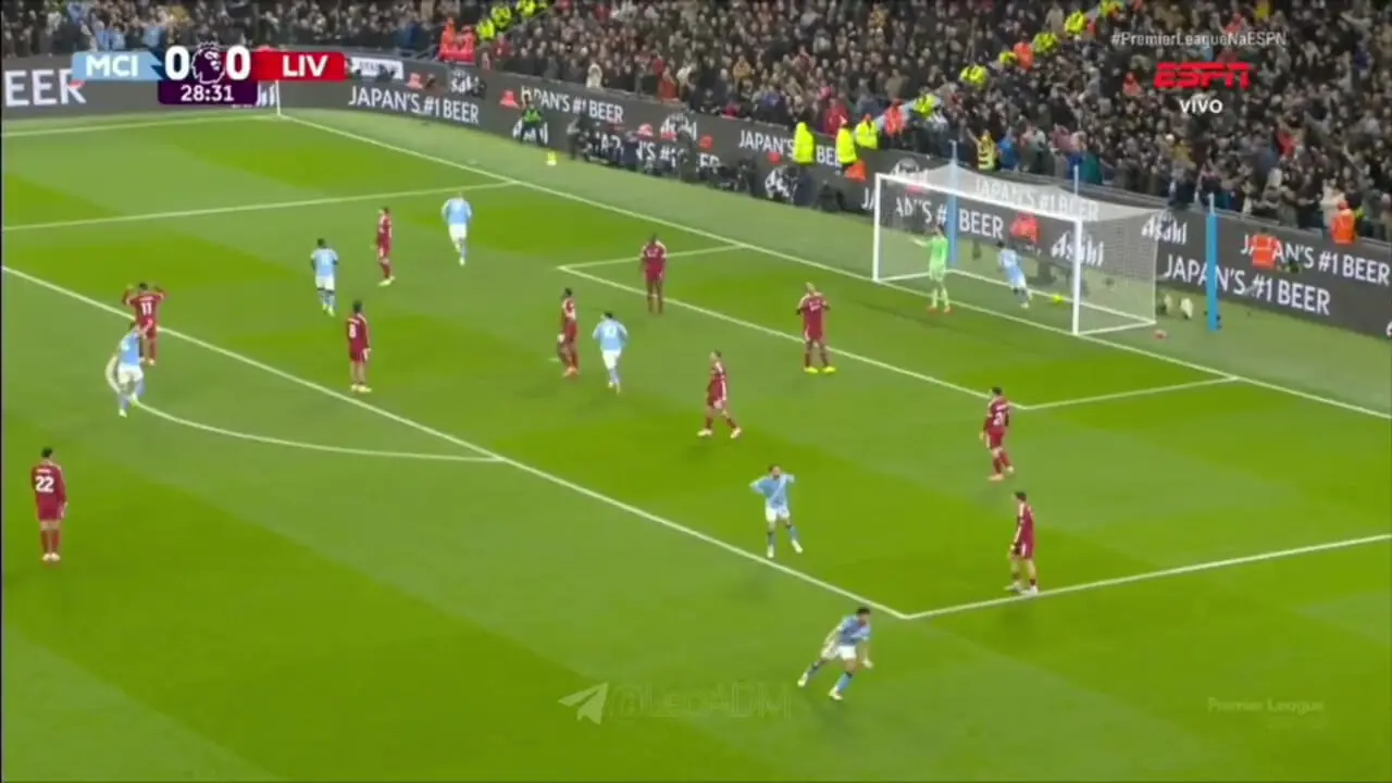 ویدیو: گل اول منچسترسیتی به لیورپول توسط هالند