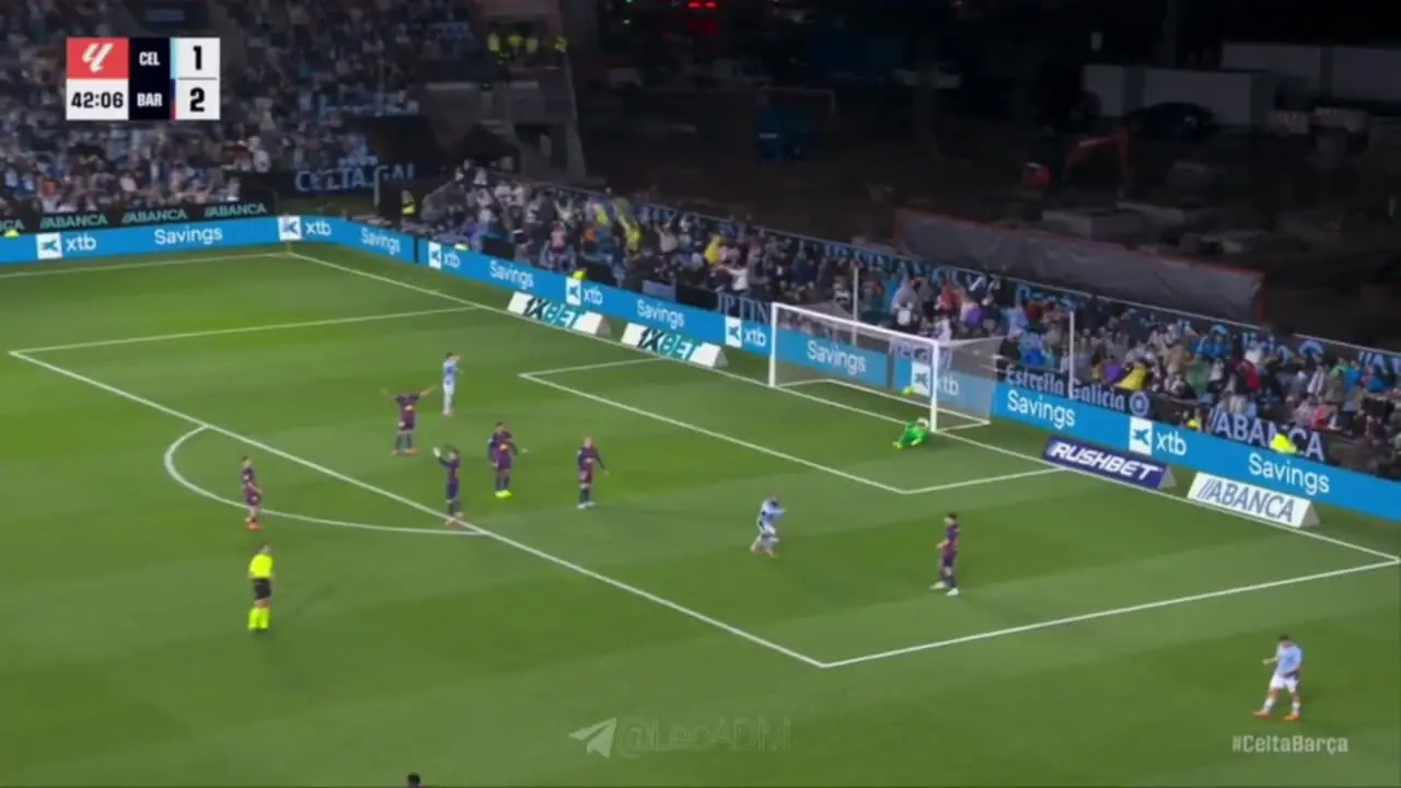 ویدیو: گل دوم سلتاویگو به بارسلونا توسط بورخا ایگلسیاس