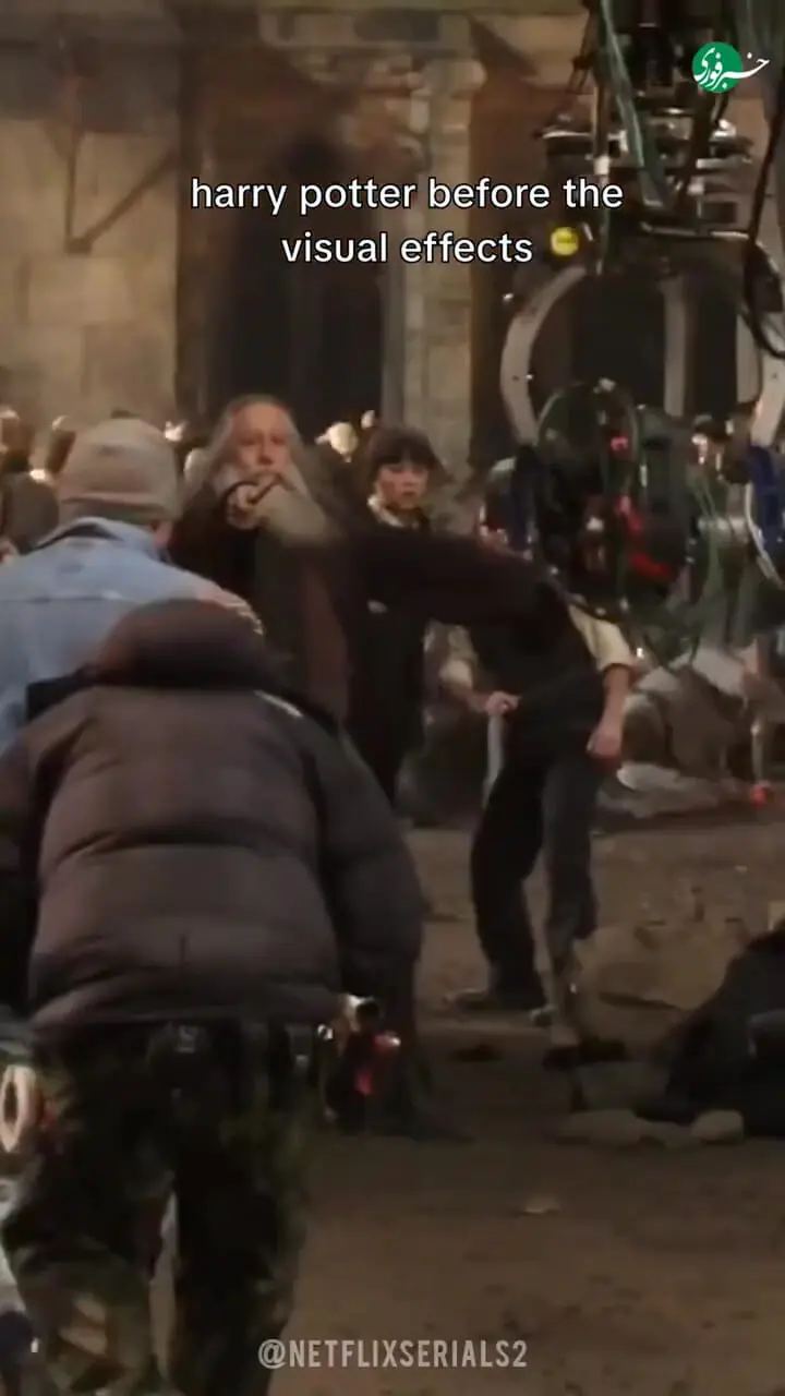 بخش هایی از پشت صحنه هری پاتر
