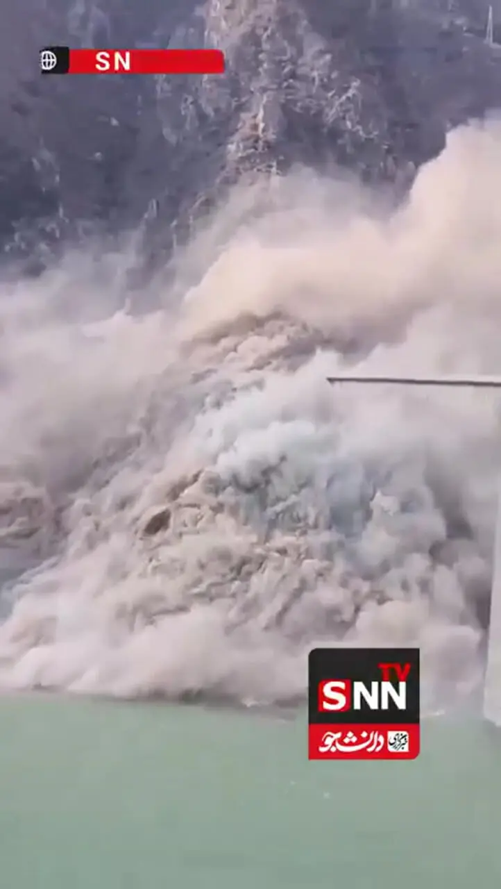 فرو ریختن پل ۷۵۸ متری تازه‌ افتتاح‌ شده در چین