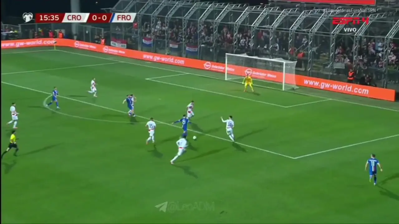 ویدیو: گل اول جزایر فارو به کرواسی توسط دیوید توری