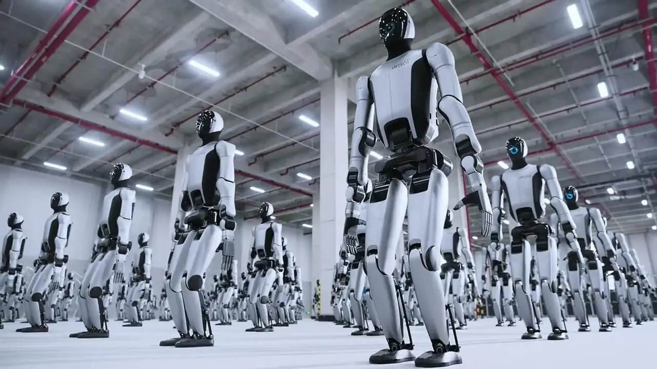 چین اولین ارتش رباتهای انساننما را به کارخانهها فرستاد