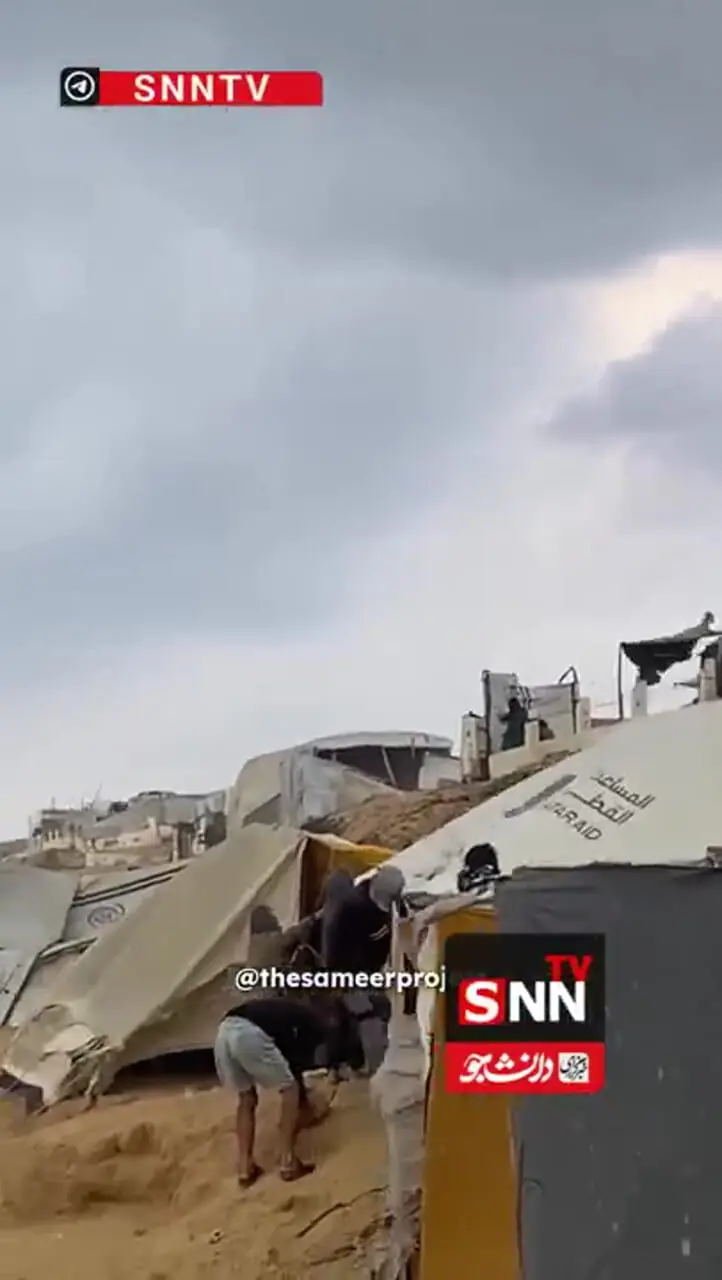 مردم مظلوم غزه زمستان را بی‌سرپناه آغاز کردند