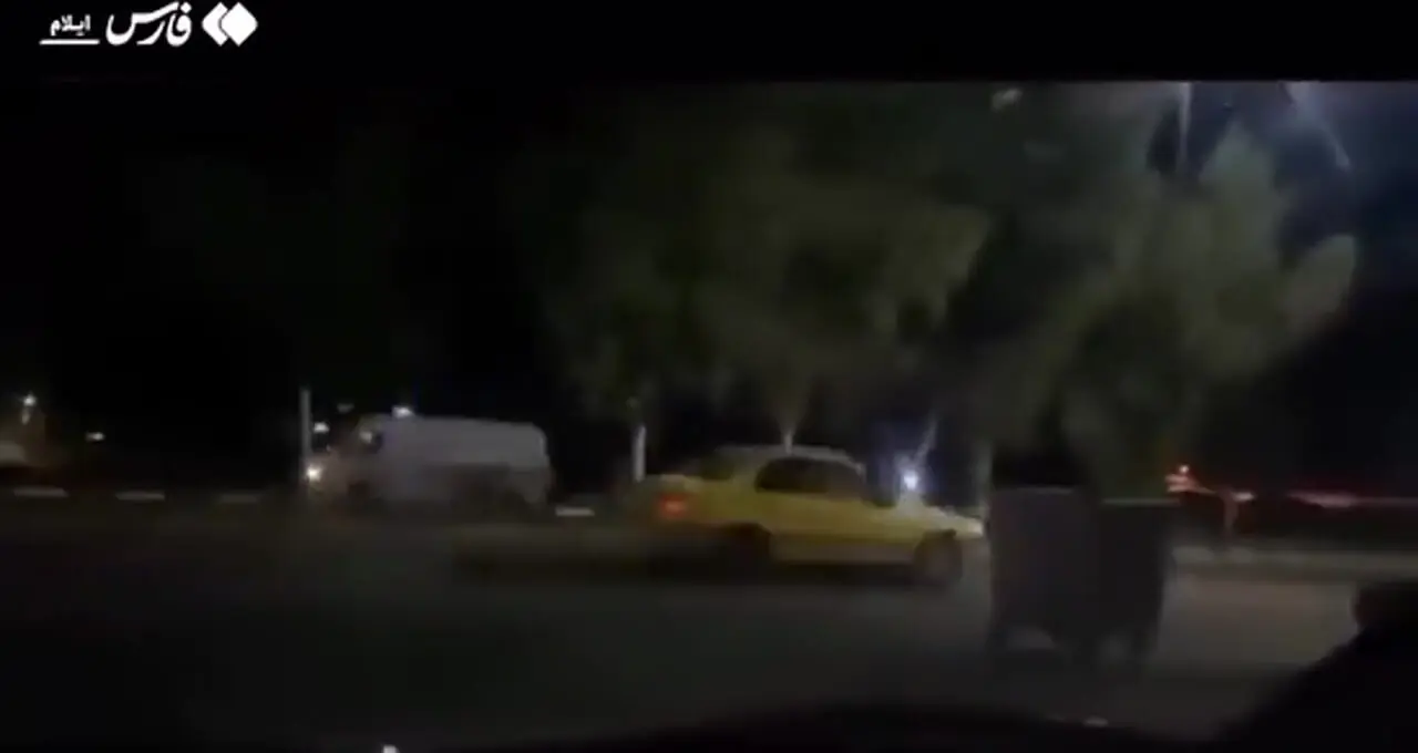 پرواز با ماشین در مهران!