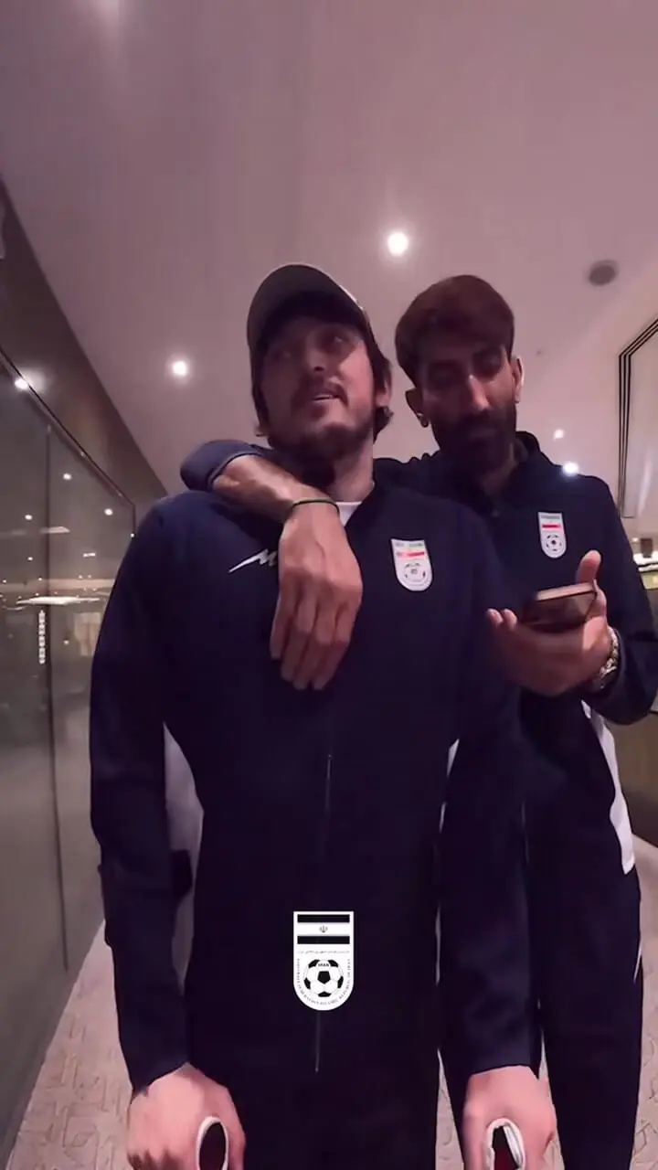 حضور سردار آزمون در اردوی تیم ملی با پای مصدوم