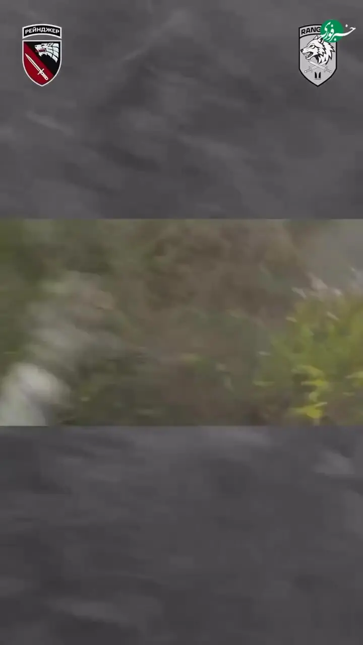 پهپاد انتحاری از بیخ گوش سربازان اوکراینی گذشت