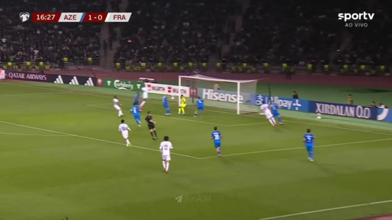 ویدیو: گل اول فرانسه به آذربایجان توسط ماتتا